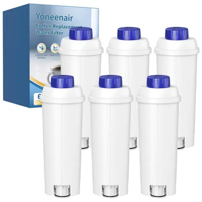 Produktbild von 6er-Pack Wasserfilter kompatibel mit Delonghi Kaffeeautomaten
