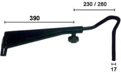 Produktbild von ALKAR Halter Außenspiegel 9401001 Links 17,5mm