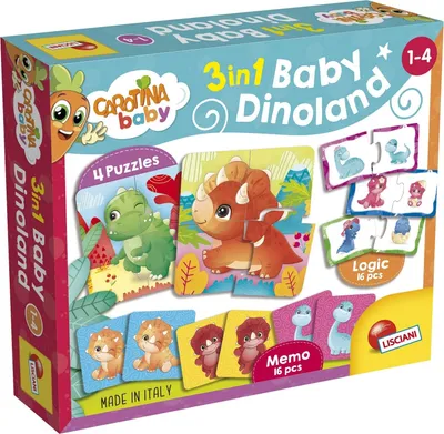 Zdjęcie produktu dla Lisciani Carotina Baby Dinoland 92529