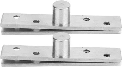 Obrázek produktu pro Sada dvou nerezových pantů 95 x 19 mm, otočný skříňový pant.