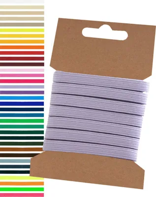 Produktbild von 5m Gummiband 6,6mm Gummilitze Wäschegummi elastisches Band Wäscheband