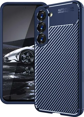 Imagen del producto de Funda de carbono para Samsung Galaxy S23 Plus - Azul