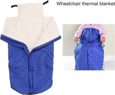 Produktbild von Famanu Rollstuhl-Decke für Wärme und Komfort - Fußsack, warm gefütterter Einstiegssack