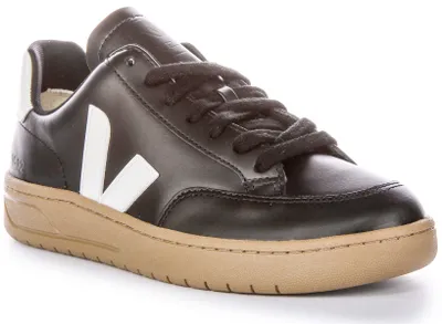Produktbild von Veja V 12 Classy Herren Ledersneaker in Schwarz Weiß – undefined / Schwarz-Weiss
