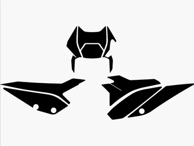 Image de Autocollant pour plaque d'immatriculation BLACKBIRD