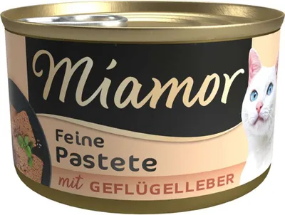 Produktbild von Miamor - Pastete Dose 12x85g  |  Geflügelleber