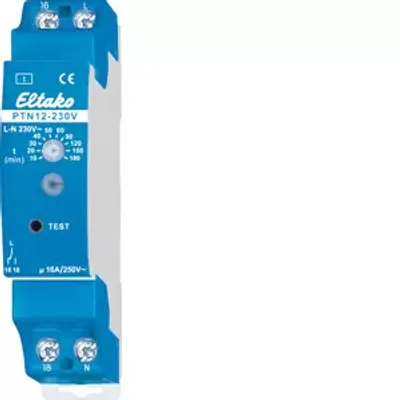 Immagine prodotto di Eltako 23001802 Pulsante di prova PTN12-230V per luci di emergenza con relè
