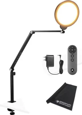 Immagine prodotto di Neewer Ring Light R18 Lampada LED con supporto da tavolo e panno