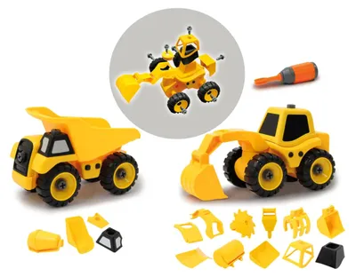 Zdjęcie produktu dla Jamara Construction Vehicles Set 9in2, Zestaw pojazdów, 4 lat(a), 136 g