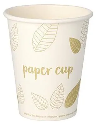 Produktbild von Papstar Pappbecher "pure" 0,2 l creme, 20 x 50 Stück