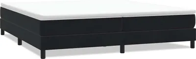 Produktbild von Boxspringbett ohne Matratze Schwarz 200x210 cm Samt