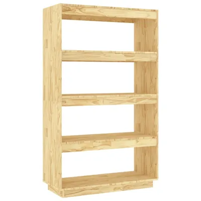 Zdjęcie produktu dla vidaXL Regał/przegroda do pokoju 80x35x135 cm lite drewno sosnowe