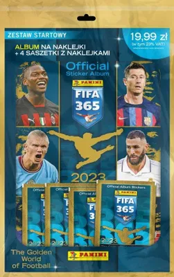 Obrázok produktu pre Štartovacia sada FIFA 365 2023 album so samolepkami + 4 vrecúška (hračka)
