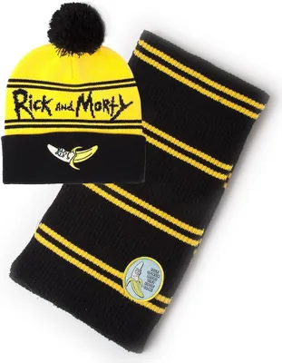 Produktbild von Rick and Morty - Banana Beanie & Scarf Gift Set Multicolor
