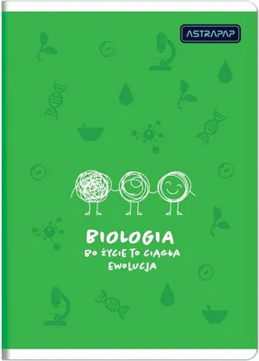 Zdjęcie produktu dla ASTRAPAP Zeszyt A5 Biologia - Elegancki notatnik do nauki i twórczości z 60 kartkami