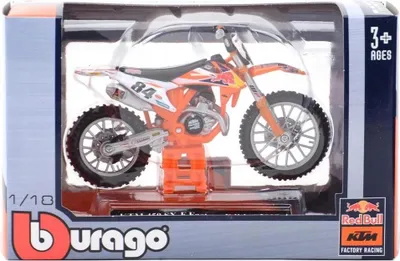 Image de BBurago 1:18 Red Bull KTM Motorcycle 51081