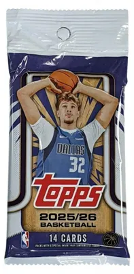 Obrázok produktu pre Topps 2026 Basketball Cards – Mega Pack of 14 cards (may contain an autograph)