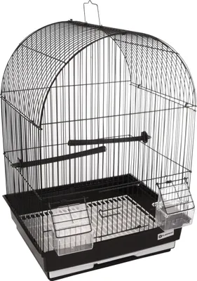 Productafbeelding van Vogelkooi Alor 2, 34,5 x 28 x 48,5 cm, zwart