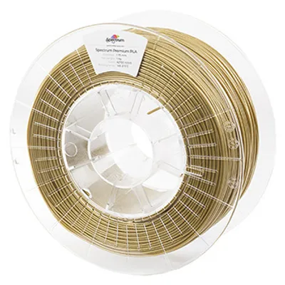 Immagine prodotto di Filamento 3D Spectrum, PLA Glitter, 1,75 mm, 1000 g, 80185, oro azteco