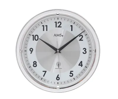 Produktbild von AMS Funk-Wanduhr, Funkwerk, D30x4cm, 5945
