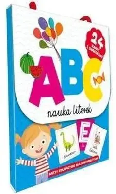 Image de ABC Nauka literek. Karty edukacyjne dla najmłodszych. - opracowanie zbiorowe