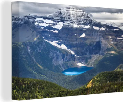 Zdjęcie produktu dla OneMillionCanvasses® - Wydruki na płótnie - 140x90 cm, Mountain in Montana, grafika ścienna dekoracja ścienna