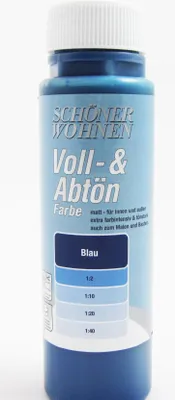 Produktbild von Voll- und Abtönfarbe Blau 500 ml
