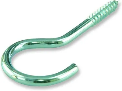 Produktbild von Famanu Schraubhaken Set 20 Stück - 60 x 3,3 mm gebogen Draht