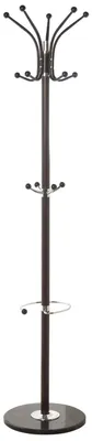 Obrázek produktu pro Omgoods - Kovová věšák na kabáty s mramorovou základnou, 36 x 175 cm