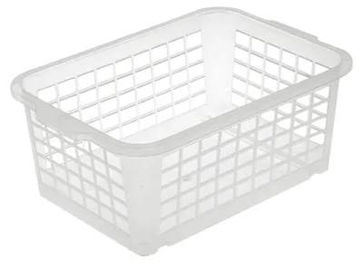 Obrázok produktu pre OKT 1012500100000, Úložný kôš, Priehľadná, Obdĺžnikový, Polypropylén (PP), Jednofarebné, Vnútorný