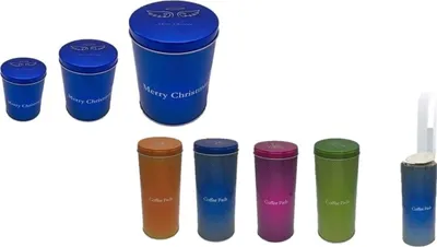 Produktbild von Kaffeepaddose mit Pad-Lifter für 18 Kaffeepads, 15 cm Höhe, 7 cm Durchmesser
