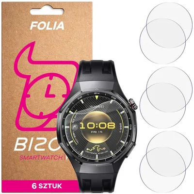 Produktbild von 6x Schutzfolie für den Bildschirm für Huawei Watch GT6 Pro 46 mm, Bizon Watch HydroFlex