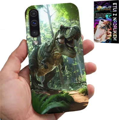 Produktbild von Gehäuse Für Samsung Galaxy A70 - Dino Dinosaurier Tyrannosaurus Gehäuse + Glas