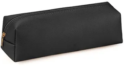 Image de Grand organiseur de cartable en cuir noir