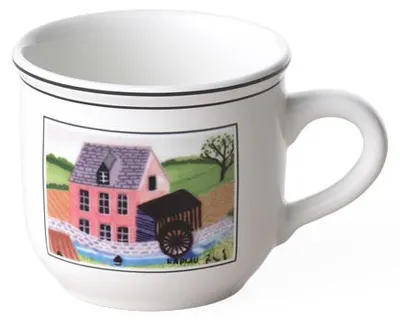 Imagen del producto de Taza de diseño Naif para café Mokka/Espresso, 88 x 65 x 58 mm, 90 ml | Villeroy & Boch | N.º de artículo: 1023371420 | EAN: 5450102085187