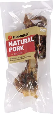 Produktbild von Flamingo Hundesnack Nature Schweineknochen