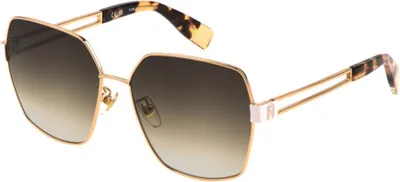 Productafbeelding van Zonnebrillen Furla SFU716 0300 ORO ROSE', glanzend, maat 59/16/140, damesmodel