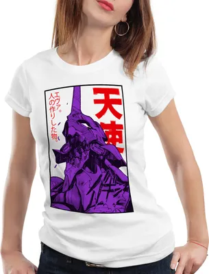 Produktbild von style3 Neo-Tokyo 3 Rage Damen T-Shirt evangelion anime japanisch, Farbe:Weiß, Größe:M