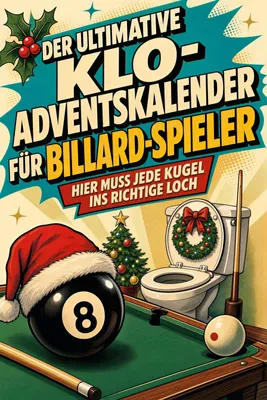 Produktbild von Der ultimative Klo-Adventskalender für Billard-Spieler