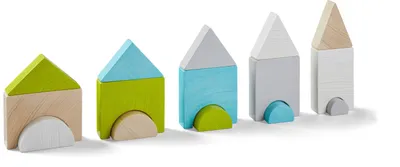 Produktbild von HABA Stapelspiel Turmstadt 15 Teile aus Holz