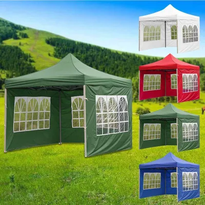 Produktbild von 2*3m Pavillon Festzelt Partyzelt Gartenpavillon Wasserdicht Garten Zelttuch Grün Zelttuch (ohne Baldachin &Rahmen)
