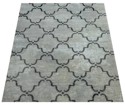 Produktbild von In- & Outdoor Teppich Modern Vintage Design Terrassen Teppich Grau Grösse 120x170 cm