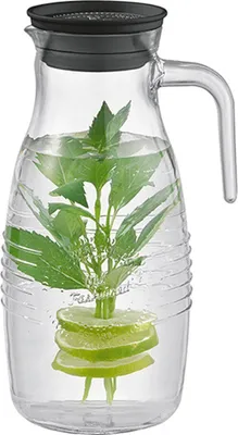 Obrázek produktu pro APS-Germany 10691, Džbán, 1,8 l, Černá, Průhledná, Sklo, Polypropylen (PP), Silikon, Polypropylen (PP), 120 mm