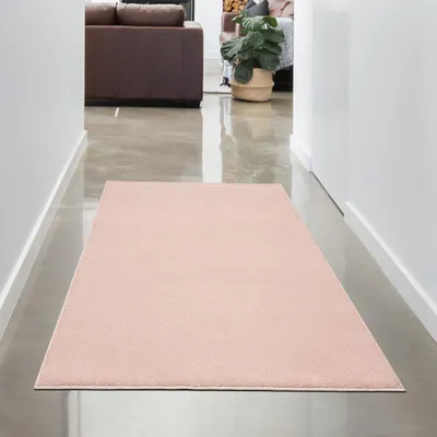 Obrázek produktu pro Moderní koberec do obývacího pokoje růžový velikost - 60 x 110 cm