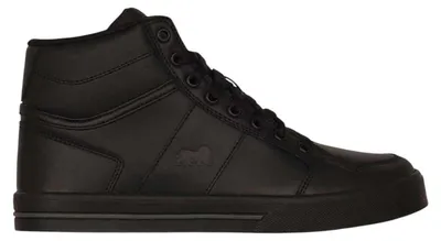 Produktbild von Lonsdale - "Canons" Sneaker für Kinder, Leder, Flach GT21356 (38 EU) (Schwarz/Holzkohle)