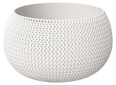 Produktbild von Prosperplast Pflanzentopf/Blumentopf - Kunststoff - perlweis - D30 x H22 cm