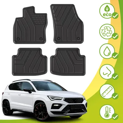 Obrázok produktu pre Eko Gumené Rohože Pre Cupra Ateca 2018-vyššie 4ks