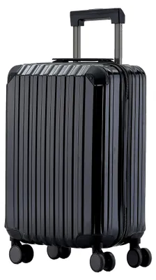 Produktbild von M816 TSA-Schloss Koffer Reisekoffer Trolley Hardschale Boardcase (Schwarz, Kleiner Koffer)