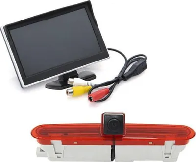 Produktbild von Monitor-Kit, Rückfahrkamera in der Bremsleuchte für Opel Combo (2011-2017) Fiat Doblo (2010-)