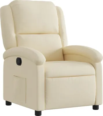 Produktbild von vidaXL Relaxsessel Creme Stoff